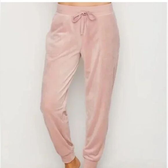 House Of Harlow 1960 Nicole Richie Light Pink Drawstring Soft Joggers - Picture 1 of 6